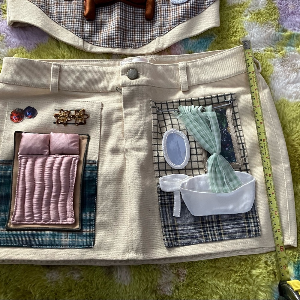 Lirika Matoshi Beige Apartment Skirt and Top Set - Picture 11 of 12